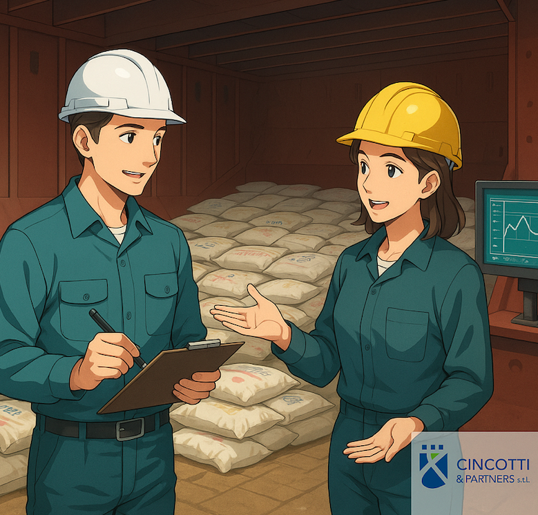 American – Bagged rice cargo does not forgive shortcuts.