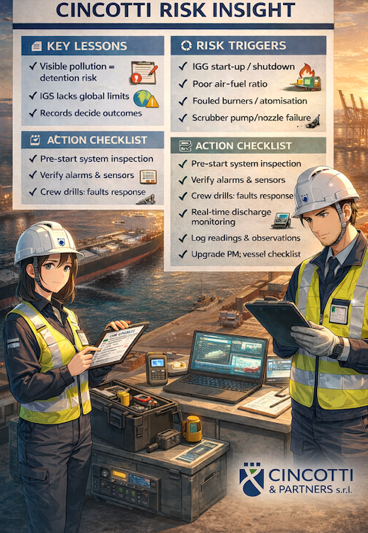 West of England : IGS soot and open-loop scrubbers: why “visible pollution” is now a detention-level risk