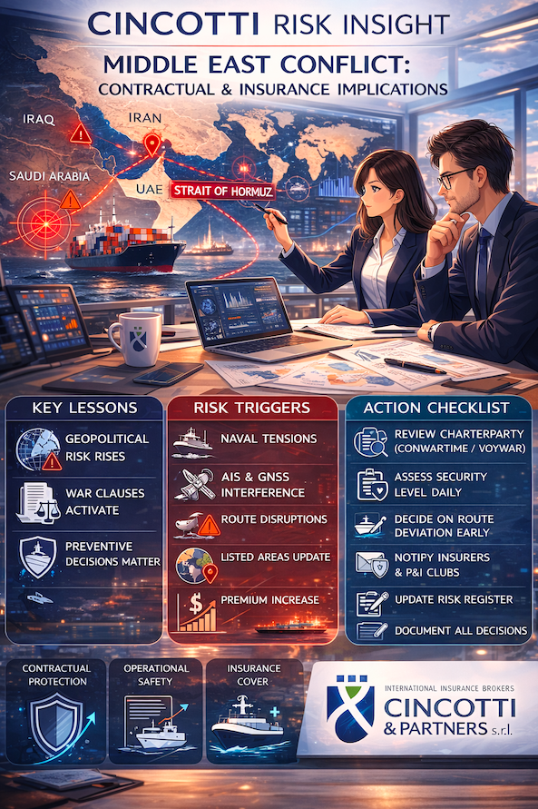 Middle East Conflict: Contractual and Insurance Implications for Shipping